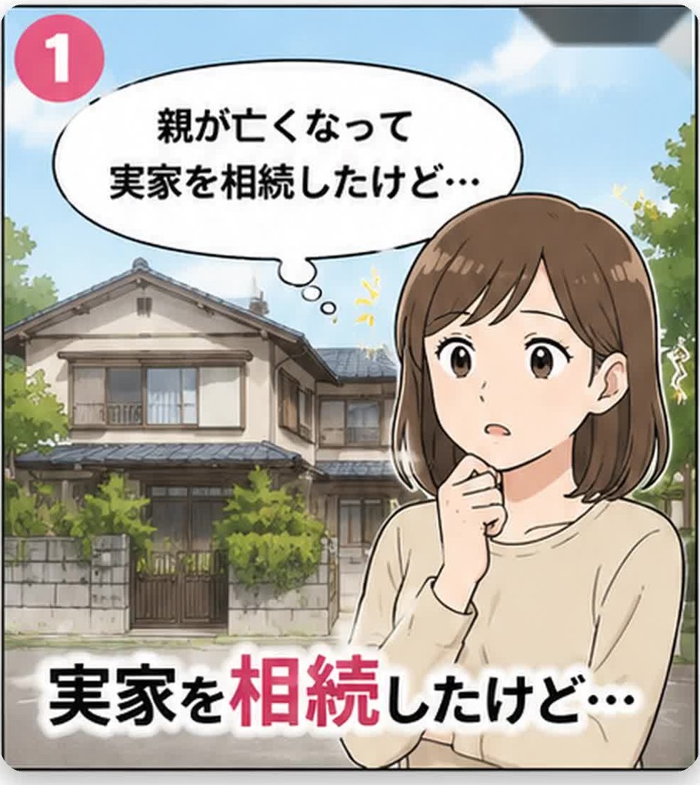 「実家を相続したけど、どうすれば…」